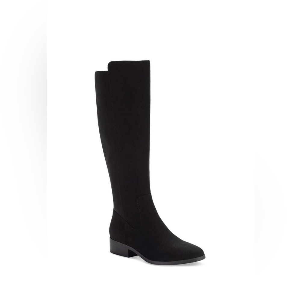Style & Co CHARMANEE Black Knee- High Boots size 6.5 medium , full zipped